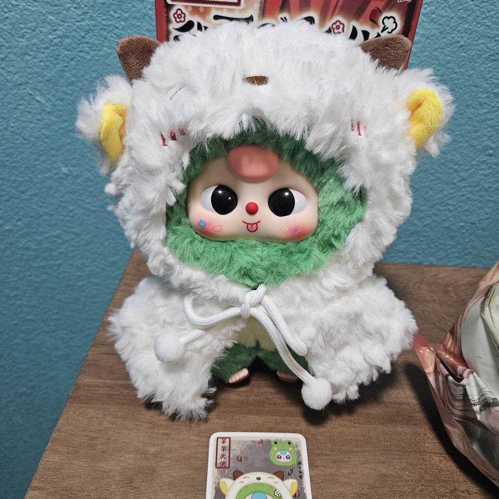Baby Three I'm Not a Warrior  Sheep/frog